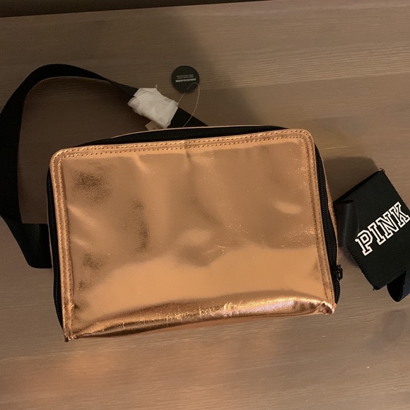 🆕 PINK Victoria’s Secret Copper Toned Cooler Bag - Picture 4 of 5